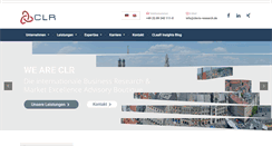 Desktop Screenshot of clevis-research.de